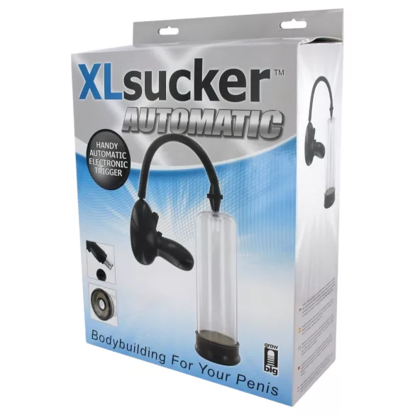 XLSUCKER - pompa automatica per il pene e potenza - trasparente