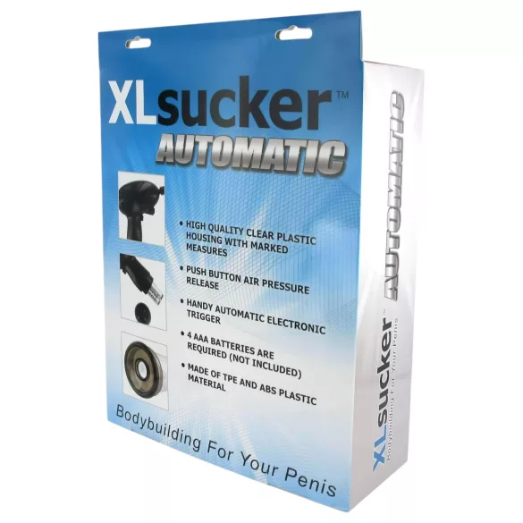 XLSUCKER - pompa automatica per il pene e potenza - trasparente