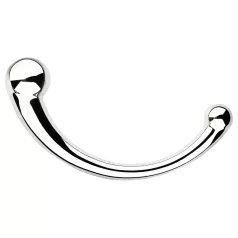 NJOY Pure Wand - dildo ad uncino anale (argento)