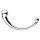 NJOY Pure Wand - dildo ad uncino anale (argento)
