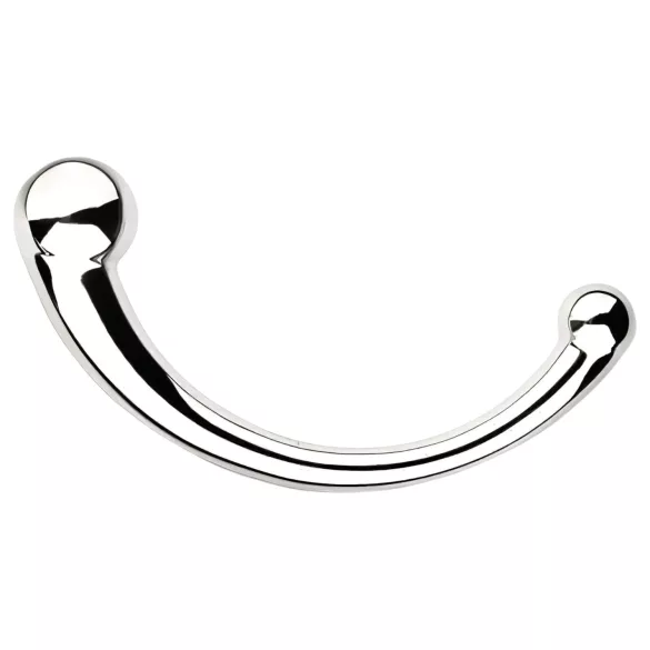 NJOY Pure Wand - dildo ad uncino anale (argento)