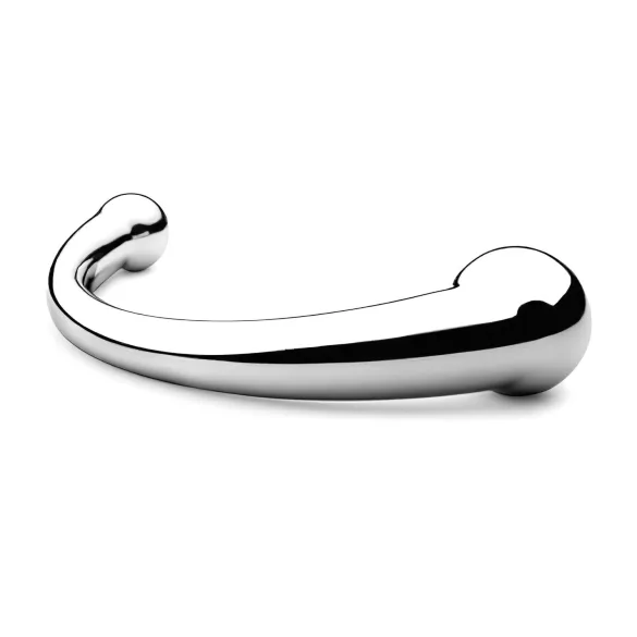 NJOY Pure Wand - dildo ad uncino anale (argento)