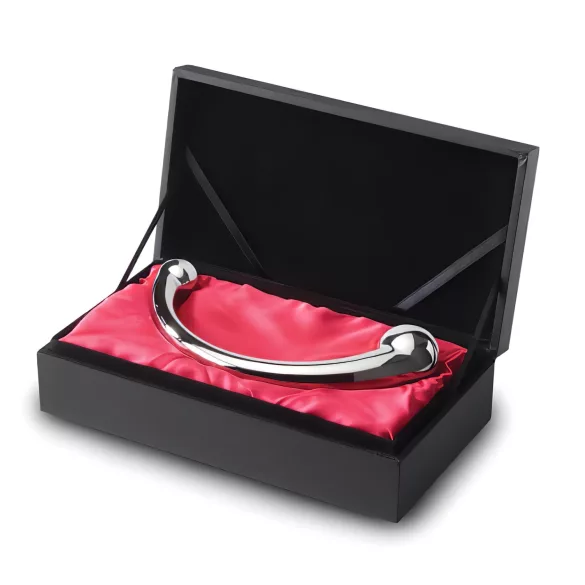 NJOY Pure Wand - dildo ad uncino anale (argento)