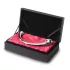NJOY Pure Wand - dildo ad uncino anale (argento)