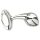 Njoy M - medio plug anale in metallo (argento)