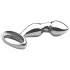 Njoy Pfun Plug - dildo prostata in metallo - argento
