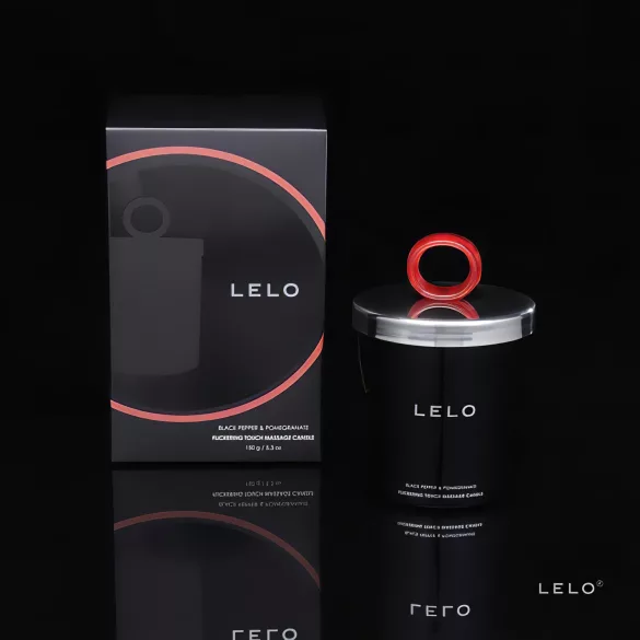 LELO - candela da massaggio - melograno e pepe nero - 150g