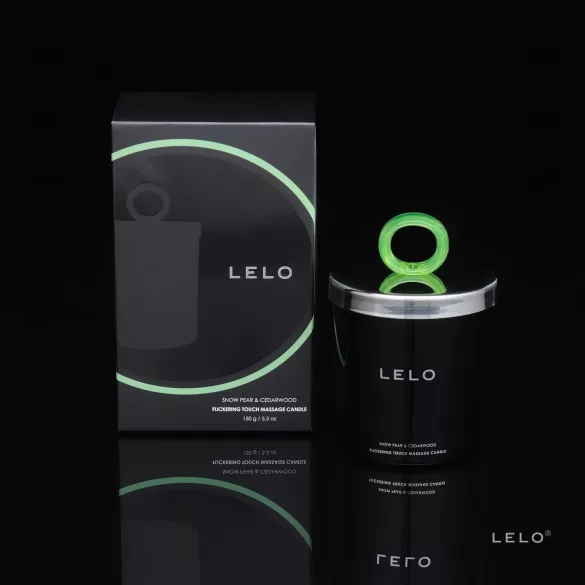 LELO - candela da massaggio - pera e cedro - 150g