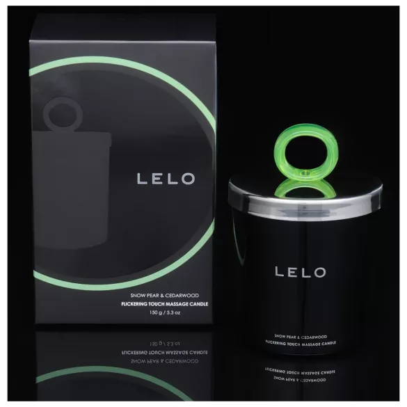 LELO - candela da massaggio - pera e cedro - 150g