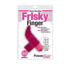 Frisky Finger - vibratore da dito impermeabile (rosa)