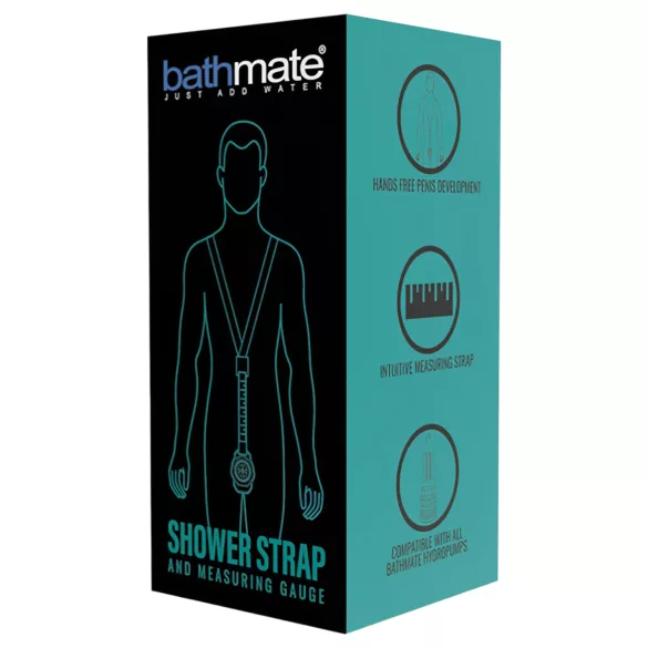 Bathmate Shower Strap - cinghia di supporto per pompa (nera)