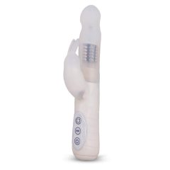   Vibratore rotante impermeabile con stimolatore clitorideo Layla Artiche (bianco)
