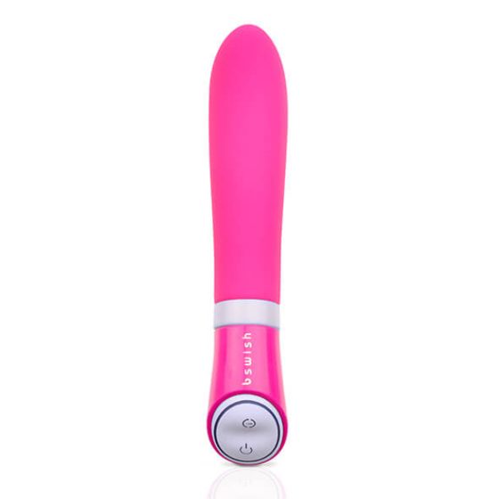 B SWISH Bgood Deluxe - vibratore con asta in silicone (rosa)