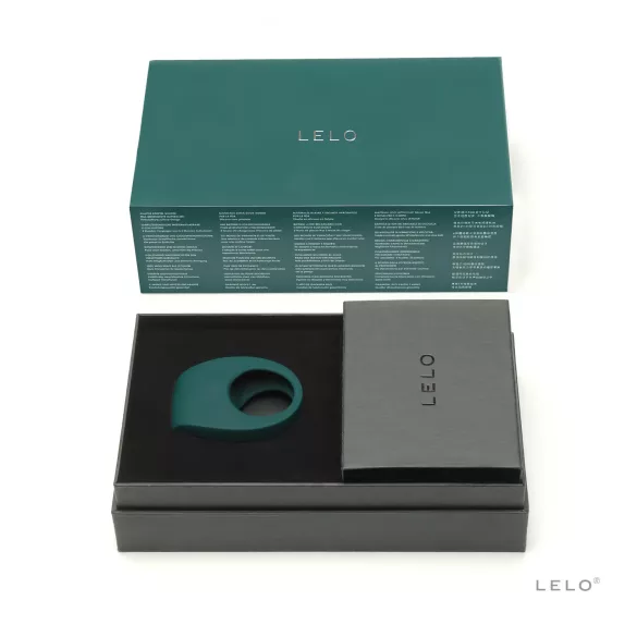 LELO - anello fallico vibrante ricaricabile - silicone verde