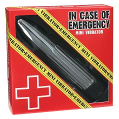 In caso di emergenza aprire - vibratore a barra (argento)