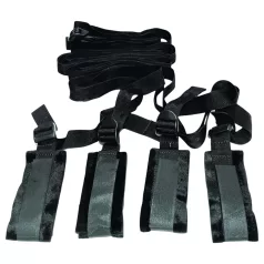 S&M - set bondage per letto - nero
