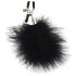 S&M - Pinze capezzoli piumati (nero)