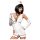 Obsessive - costume infermiera sexy - set 2 pezzi - bianco S/M