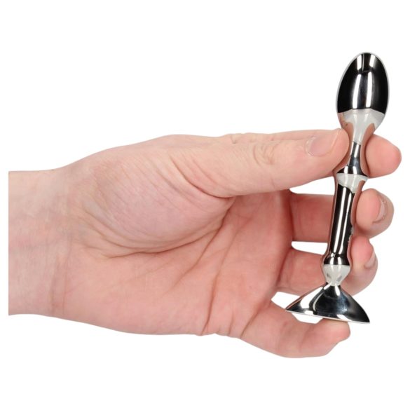 Aneros Tempo - dildò anale in acciaio (argento)