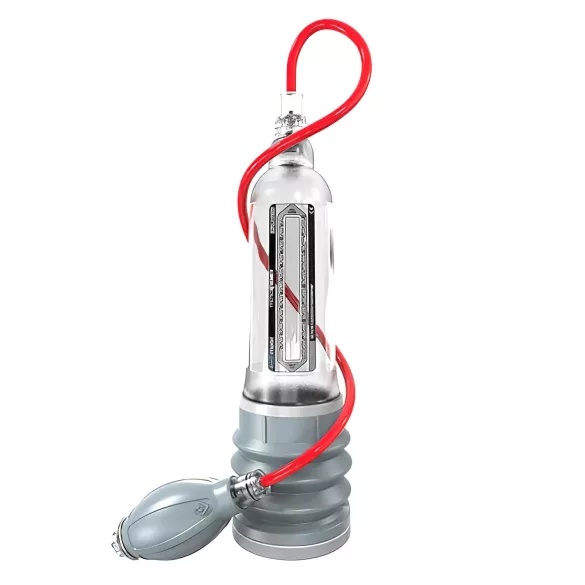 BathMate Xtreme Hydromax 9 - pompa per il pene - set completo - trasparente