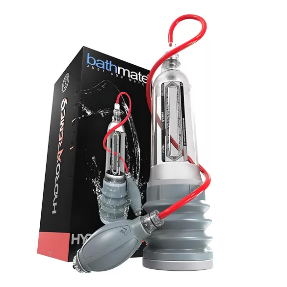 BathMate Xtreme Hydromax 9 - pompa per il pene - set completo - trasparente