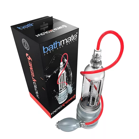 BathMate Xtreme Hydromax 9 - pompa per il pene - set completo - trasparente