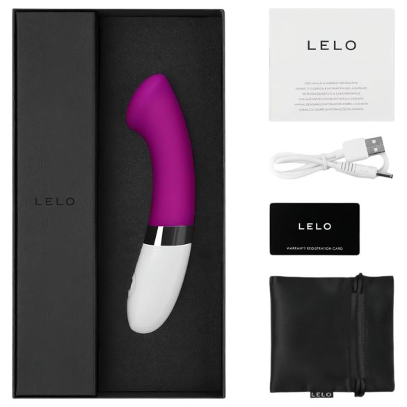 LELO Gigi 2 - vibratore G-spot in silicone (viola)