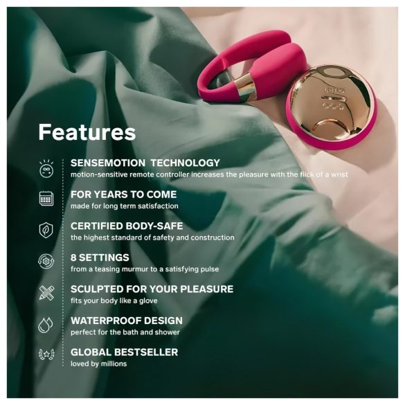 LELO Tiani 3 - vibratore per coppia - silicone - viola