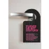 Set di dadi del sesso con appendiporta (nero-rosa)