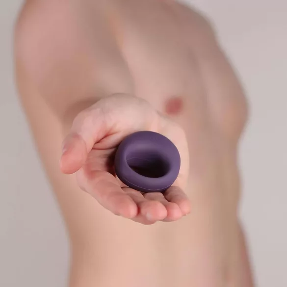 Je Joue Mio - anello vibrante ricaricabile impermeabile - silicone viola