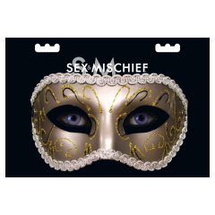 Maschera scintillante preformata per occhi S&M (bronzo)