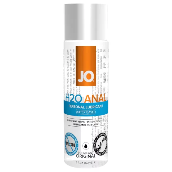 System JO - H2O Anal Original - lubrificante anale a base d’acqua (60 ml)