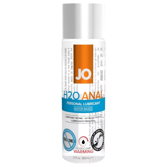 JO H2O - lubrificante anale riscaldante - base acqua - 60ml