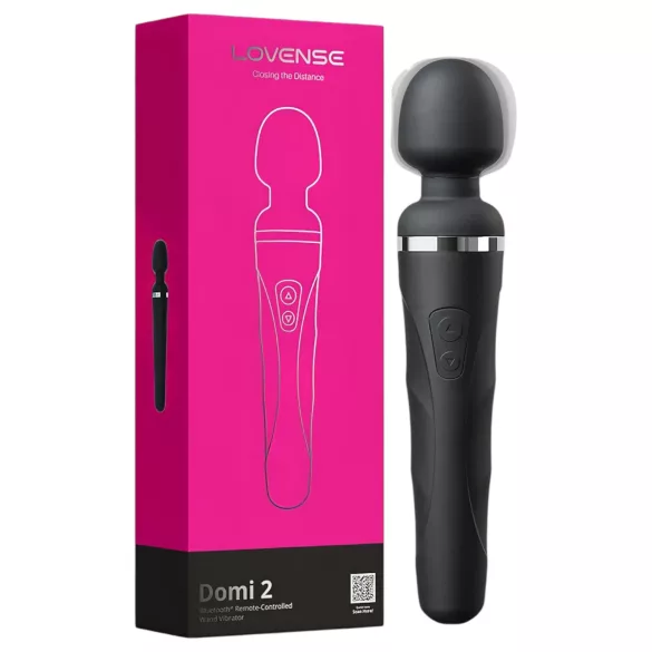 Lovense Domi 2 - Massaggiatore vibrante controllato tramite app (nero)