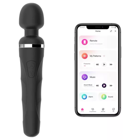 Lovense Domi 2 - Massaggiatore vibrante controllato tramite app (nero)