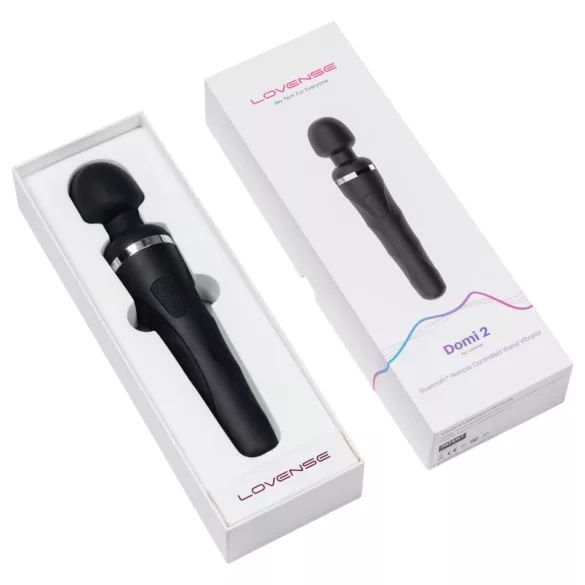 Lovense Domi 2 - Massaggiatore vibrante controllato tramite app (nero)