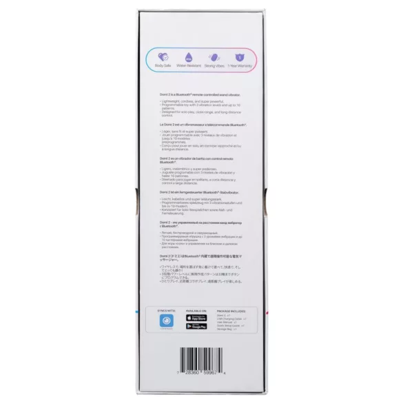 LOVENSE Domi 2 - vibratore massaggiatore intelligente - nero