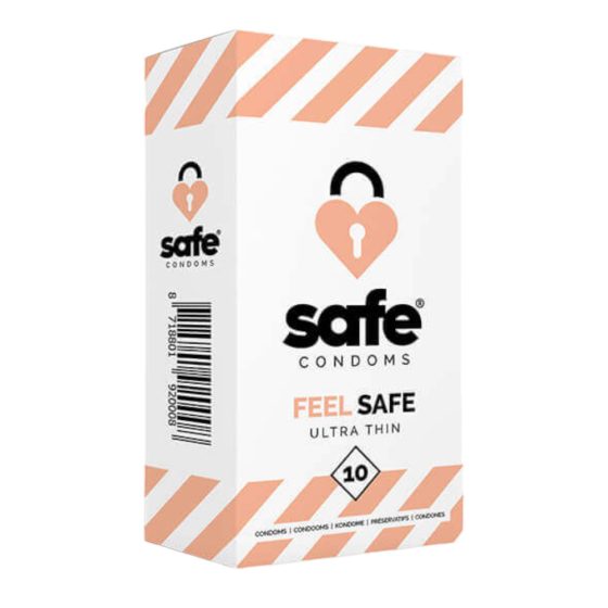 Preservativi Ultra-Sottili SAFE Feel Safe (10 pezzi)