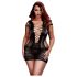 BACI Taglie Forti - Minivestito Allacciato Nero (XL-XXL)