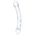 GLAS - Doppio Dildo in Vetro (Trasparente)
