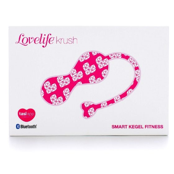 LOVELIFE BY OHMIBOD - KRUSH - Duo di palline per esercizi di Kegel intelligenti con batteria ricaricabile (rosa)