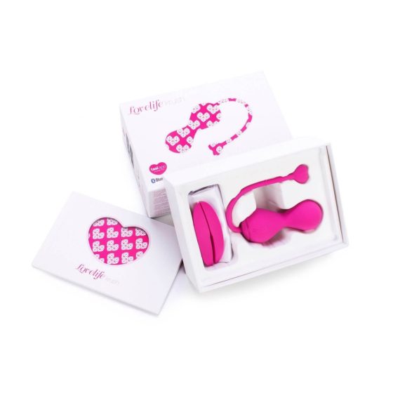 LOVELIFE BY OHMIBOD - KRUSH - Duo di palline per esercizi di Kegel intelligenti con batteria ricaricabile (rosa)