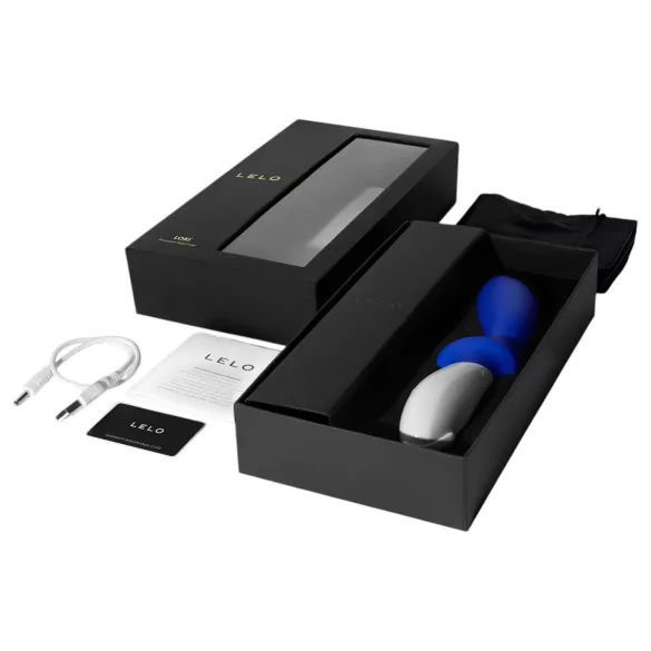 LELO Loki - vibratore prostatico impermeabile - silicone blu
