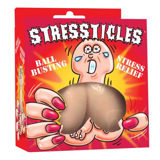 Stressticles - palla antistress - testicoli (naturale)