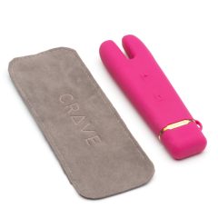   Crave Duet Flex - vibratore per clitoride ricaricabile (rosa)