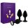Rianne - Set anale in silicone 3 pezzi (nero)