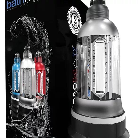 Bathmate Hydromax 7 Wide - pompa per il pene idraulica - trasparente