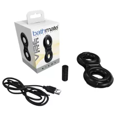  Bathmate - anello fallico vibrante ricaricabile - silicone nero