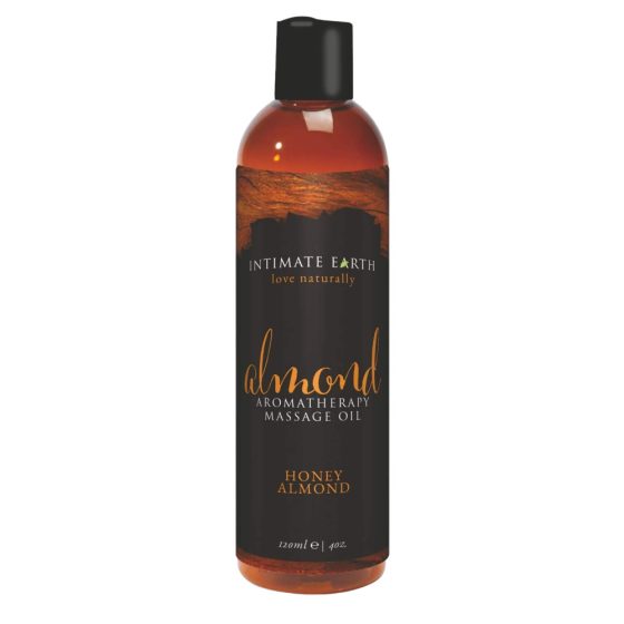 Olio da massaggio rilassante Intimate Earth Mandorla - organico - aroma di miele e mandorla (120ml)