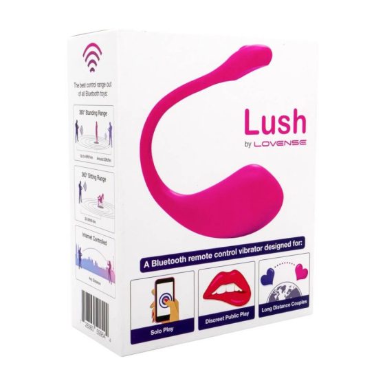 LOVENSE Lush 2 - Uovo Vibrante Intelligente Ricaricabile (Rosa)